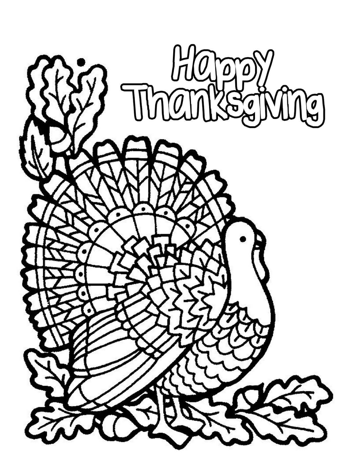 Turkey Happy Thanksgiving Coloring Pages Children Thanksgiving 1236x1600 Turkey Happy Thanksgiving Coloring Pages Children Thanksgiving