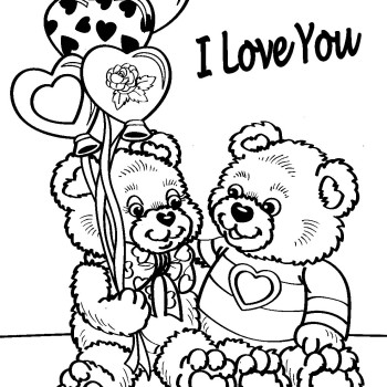 350x350 Happy Valentines Coloring Pages On Happy Valentines Day Coloring