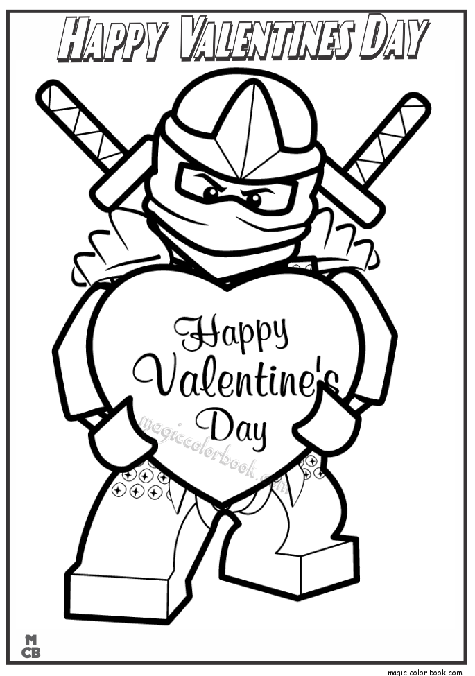 685x975 Happy Valentines Day Coloring Pages Ninjago 05
