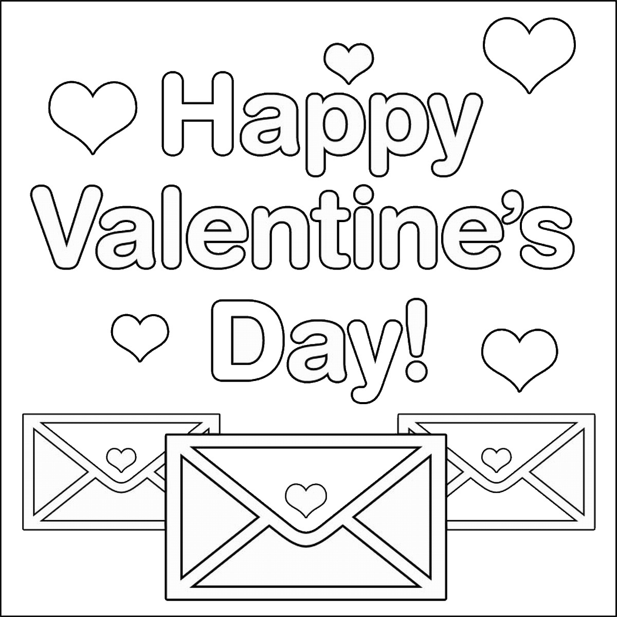 Valentine's Day Coloring Pages 1200x1200 Valentine's Day Coloring Pages