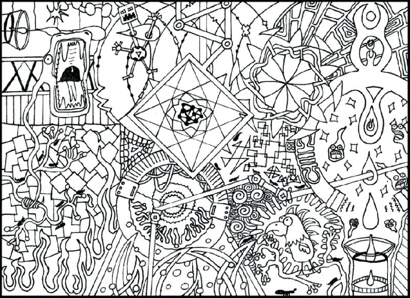 800x581 Super Hard Abstract Coloring Pages For Adults