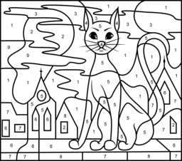 256x226 Halloween Coloring Pages
