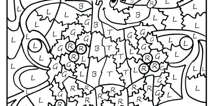720x360 Advanced Color By Number Coloring Pages Adult Hard Color By