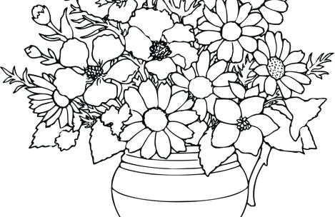 Hard Coloring Pages Of Flowers Flower Hard Coloring Pages 469x304 Hard Coloring Pages Of Flowers Flower Hard Coloring Pages