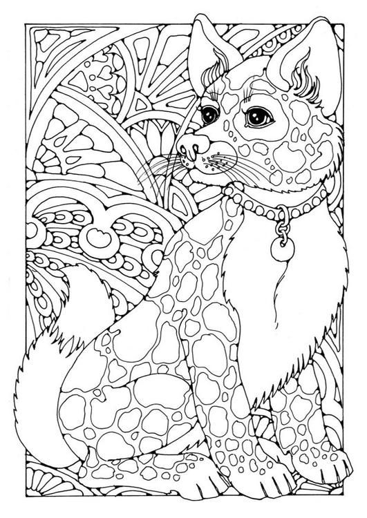531x750 Coloring Page Dog