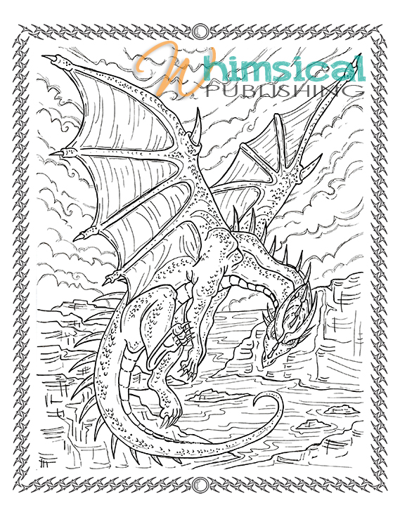 Funky Coloring Pages Dragons Hard Inspiration 569x736 Funky Coloring Pages Dragons Hard Inspiration