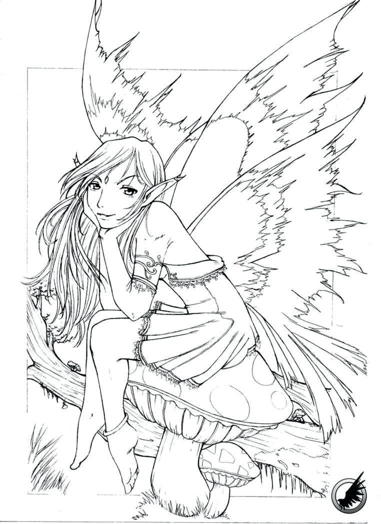 762x1049 Coloring Pages ~ Fairies Coloring Pages Printable For Adults Hard