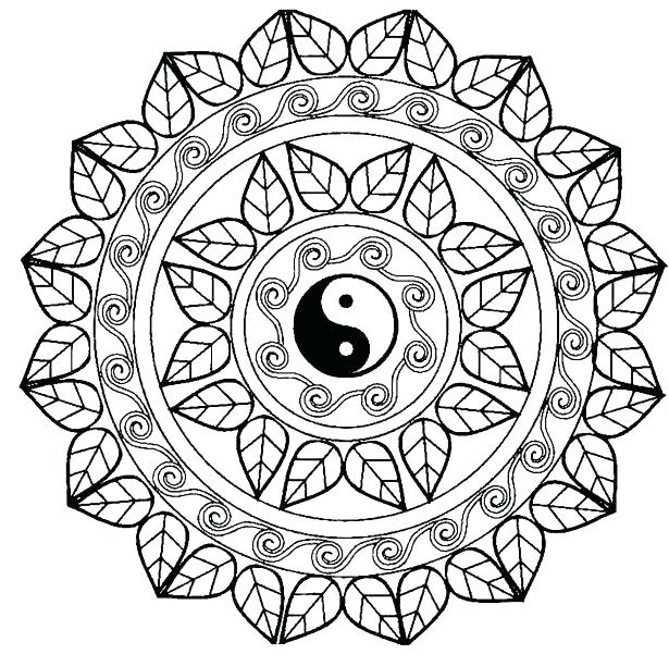 Mandalas To Print Out Printable Mandala Coloring Pages Hard 615x601 Mandalas To Print Out Printable Mandala Coloring Pages Hard