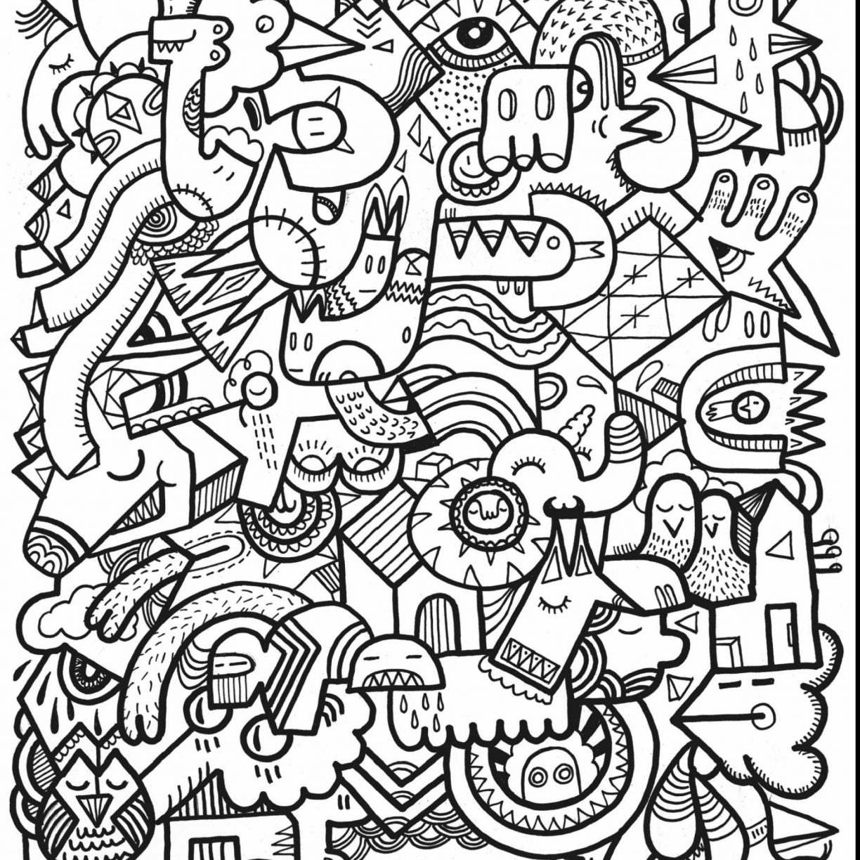 Complex Coloring Page Free Adult Printable Pages For Adults 1224x1224 Complex Coloring Page Free Adult Printable Pages For Adults