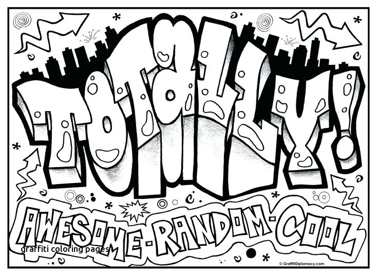 736x535 Graffiti Coloring Pages Hard