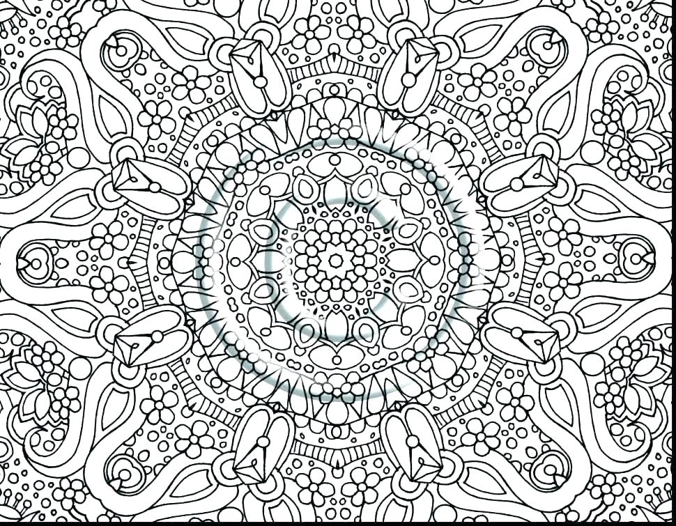 970x755 Hard Picture To Color Printable Hard Coloring Pages Hard To Color