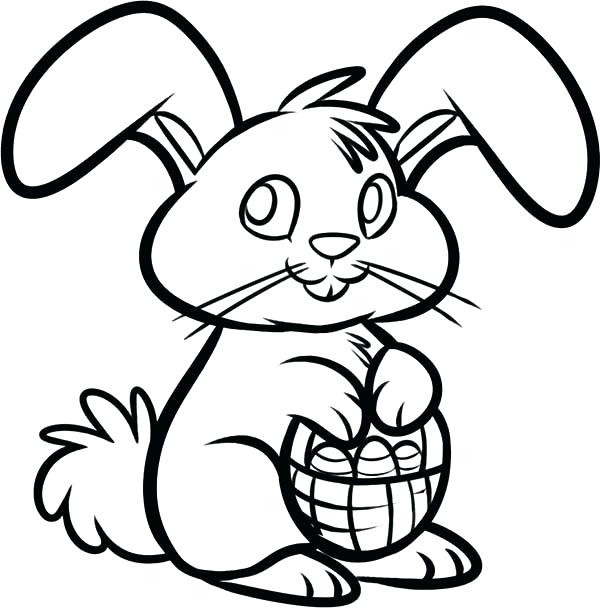 Easter Bunny Coloring Pages Bunny Coloring Page Easter Bunny 600x608 Easter Bunny Coloring Pages Bunny Coloring Page Easter Bunny