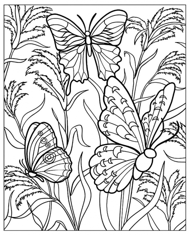 Hard Elephant Coloring Pages