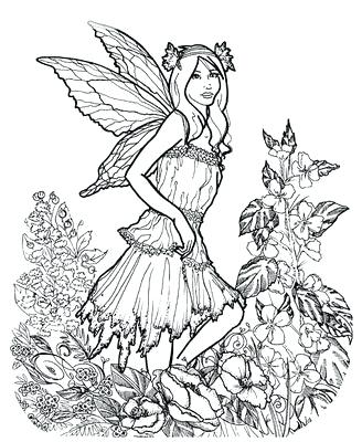 Adult Fairy Coloring Pages Very Detailed Fairy Coloring Pages 328x400 Adult Fairy Coloring Pages Very Detailed Fairy Coloring Pages