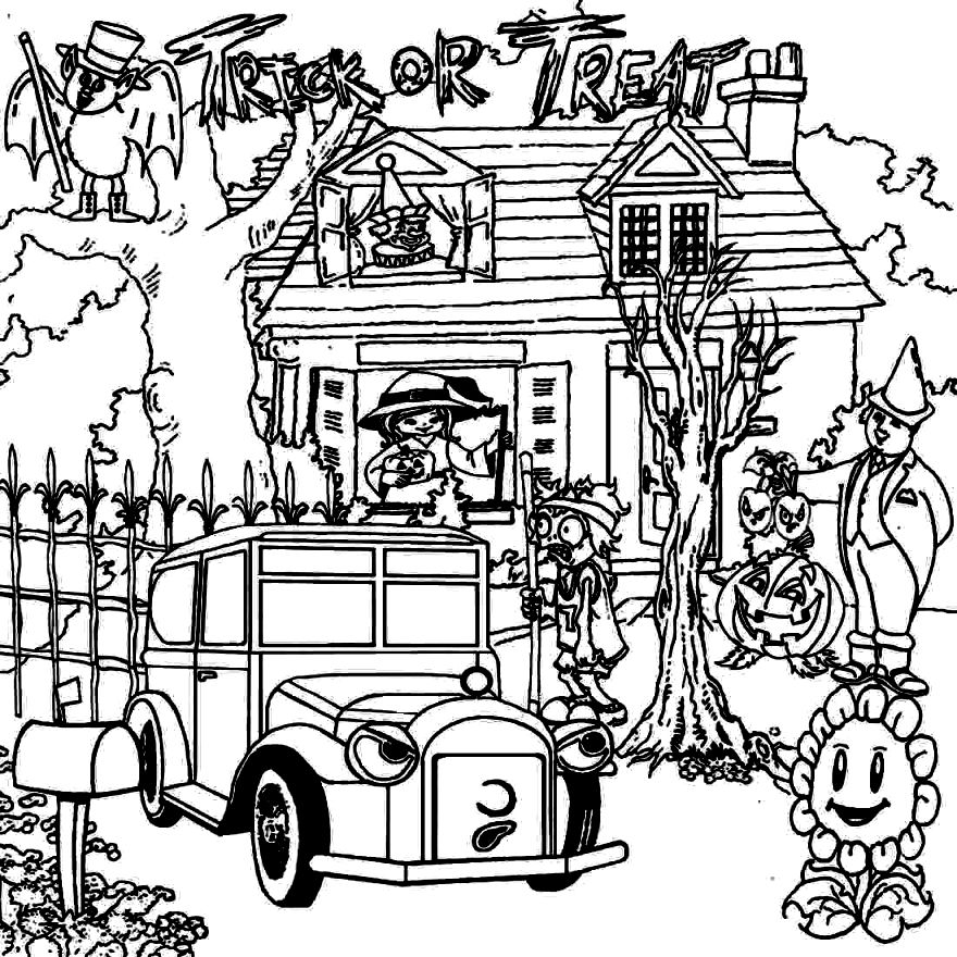 Difficult Halloween Coloring Pages Coloring Pages Kids 880x880 Difficult Halloween Coloring Pages Coloring Pages Kids