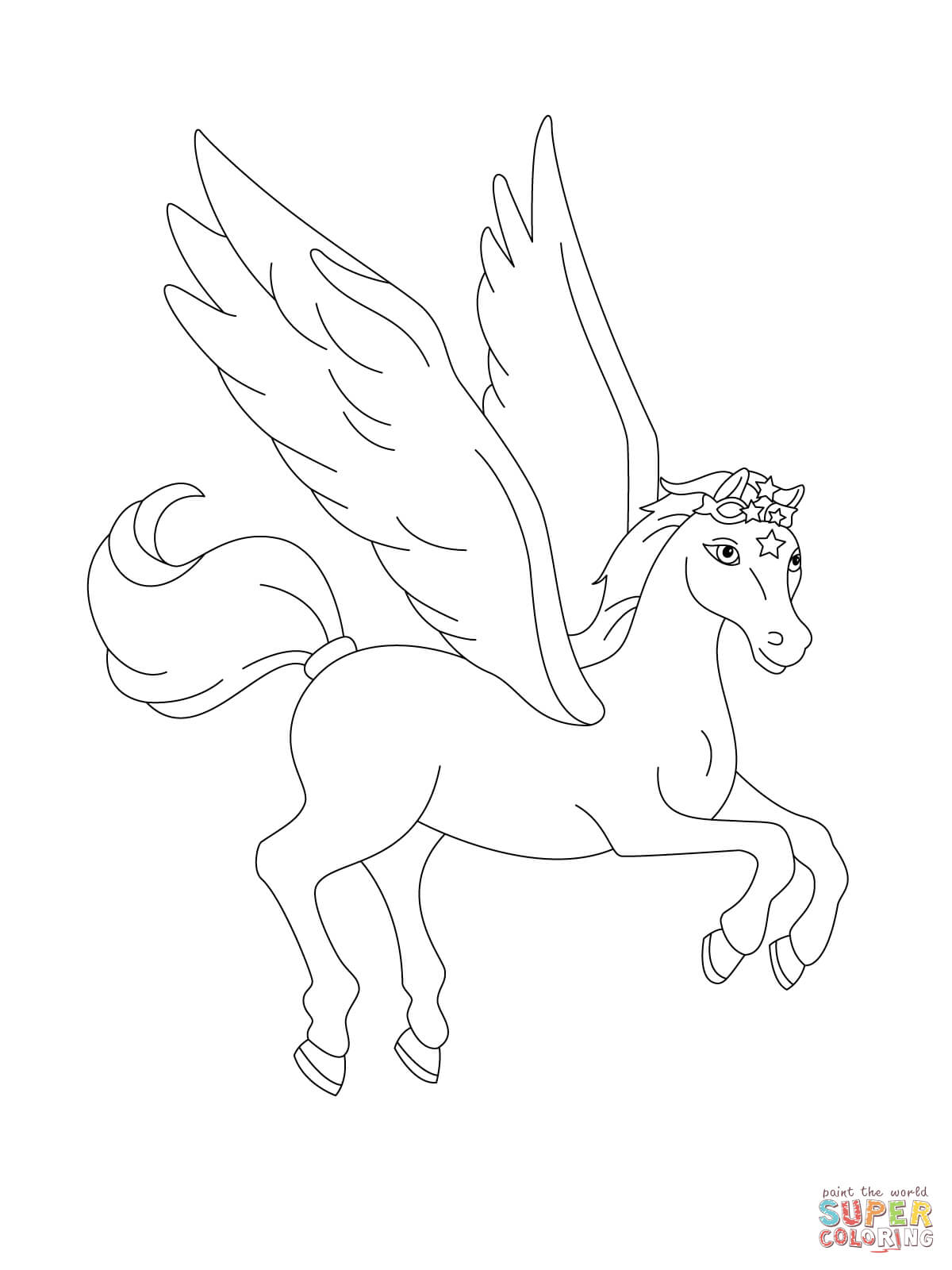 Coloring Pages For Kids Fantasy Mythology Goddess Is Flying Horse 1200x1600 Coloring Pages For Kids Fantasy Mythology Goddess Is Flying Horse