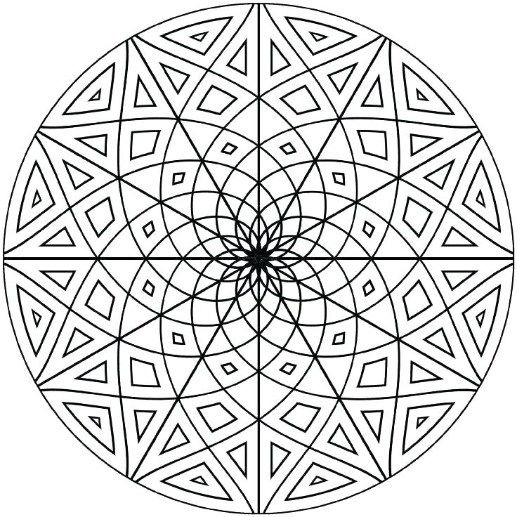 736x736 Hard Coloring Pages Hard Mandala Coloring Pages Hard Mandala