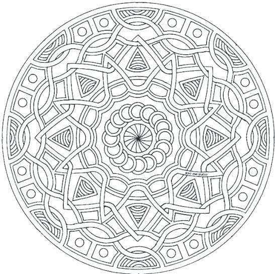 547x545 Really Hard Mandala Coloring Pages Mandala Coloring Pages For Kids