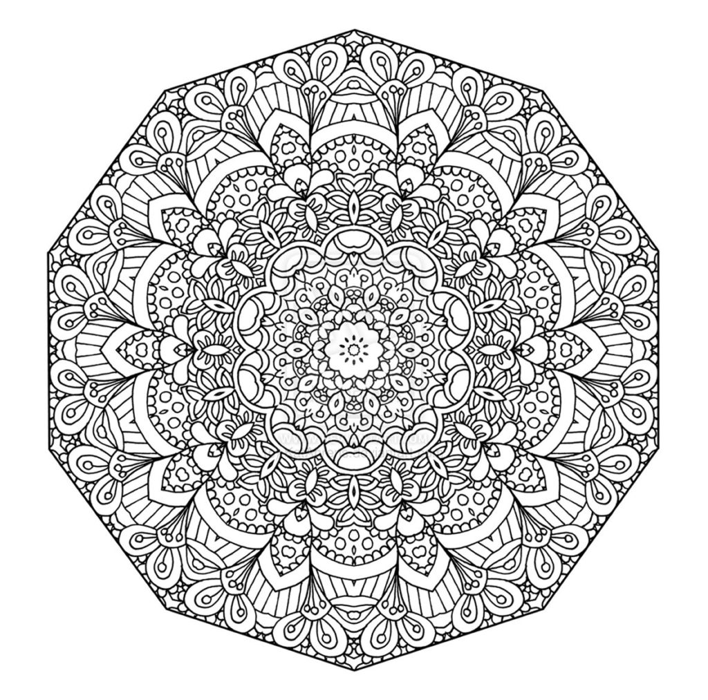 1024x1013 Difficult Mandala Coloring Pages Az Coloring Pages Advanced