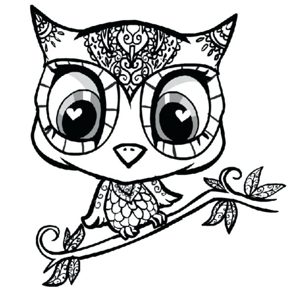 Owl Color Pages Hard Owl Coloring Pages Cute Owl Color Pages 600x607 Owl Color Pages Hard Owl Coloring Pages Cute Owl Color Pages