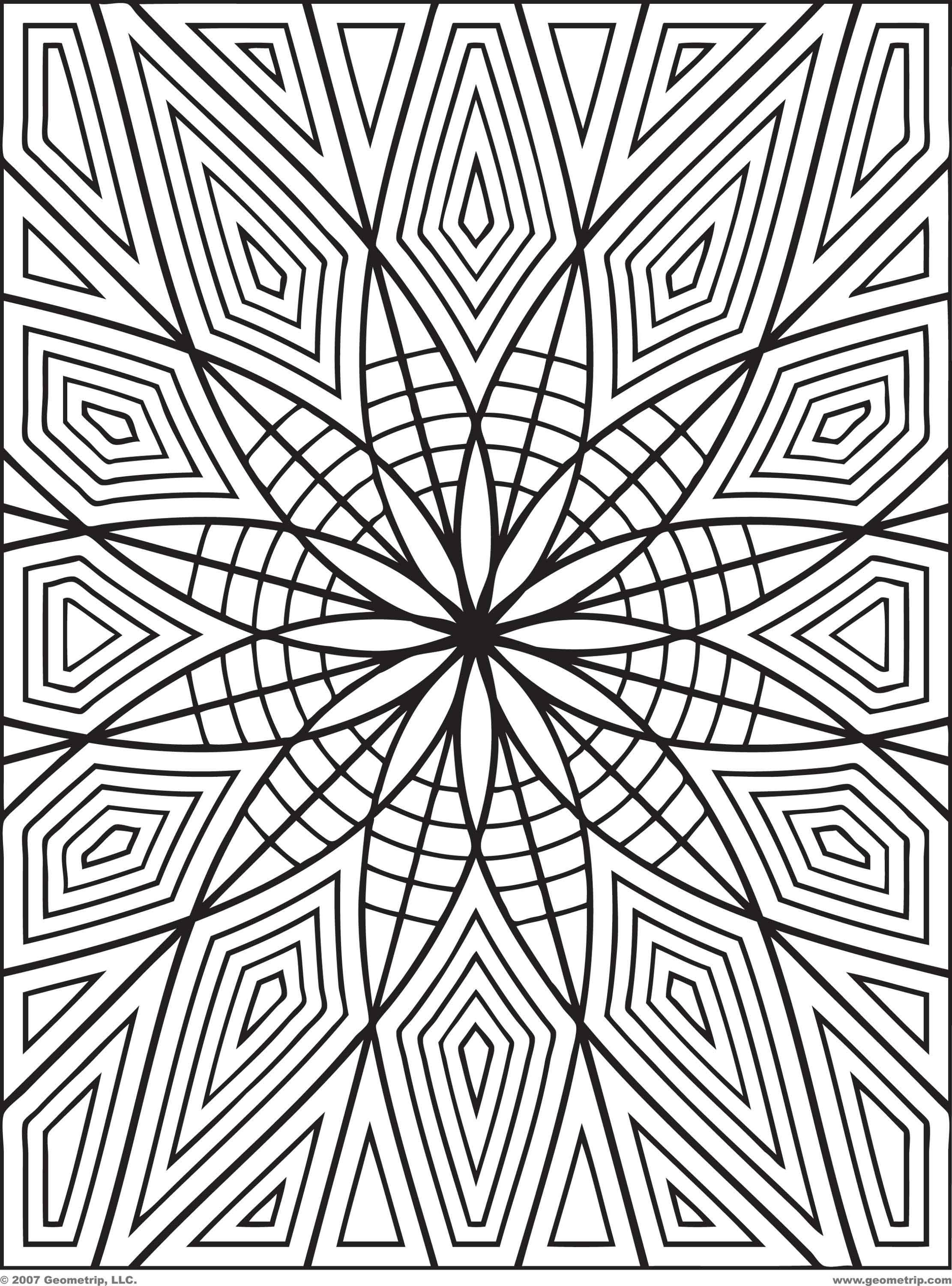 2222x3000 Pattern Color Pages Coloring Patterns Free Geometric Page