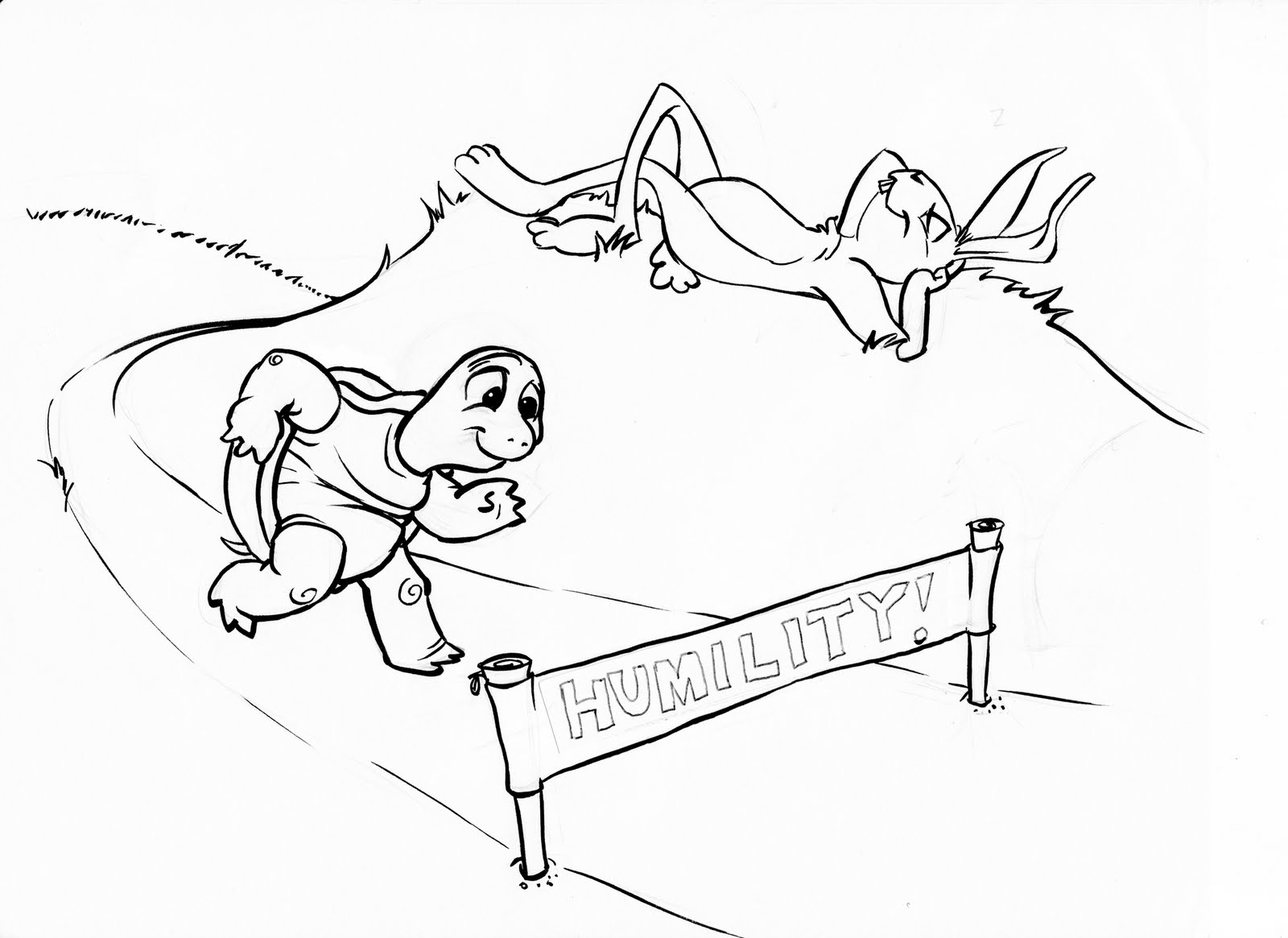 Tortoise And Hare Coloring Pages To Print Coloring For Kids 2018 1600x1165 Tortoise And Hare Coloring Pages To Print Coloring For Kids 2018