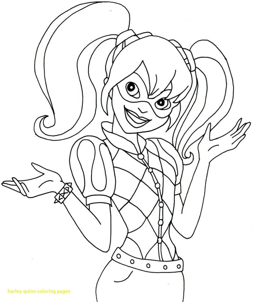 865x1024 Popular Harley Quinn Coloring Pages 50