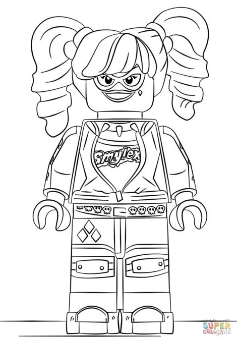 470x676 Pictures Of Harley Quinn Coloring Pages 4