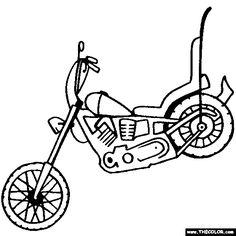 Harley Davidson Coloring Pages To Print Free Motorcycle Coloring 236x236 Harley Davidson Coloring Pages To Print Free Motorcycle Coloring