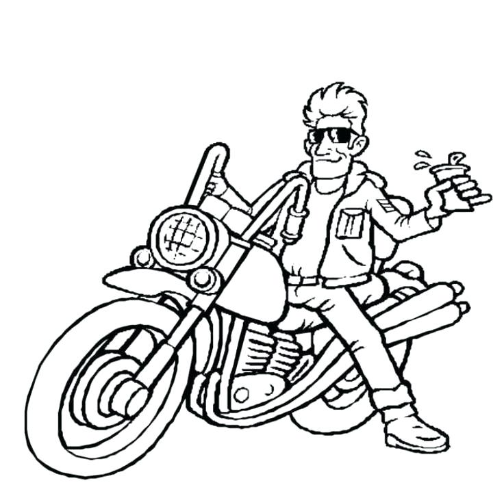 Motorcycle Coloring Book 736x725 Motorcycle Coloring Book