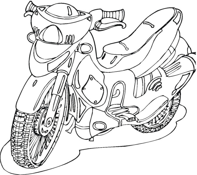 Free Motorcycle Coloring Page, Scooter Free 660x588 Free Motorcycle Coloring Page, Scooter Free