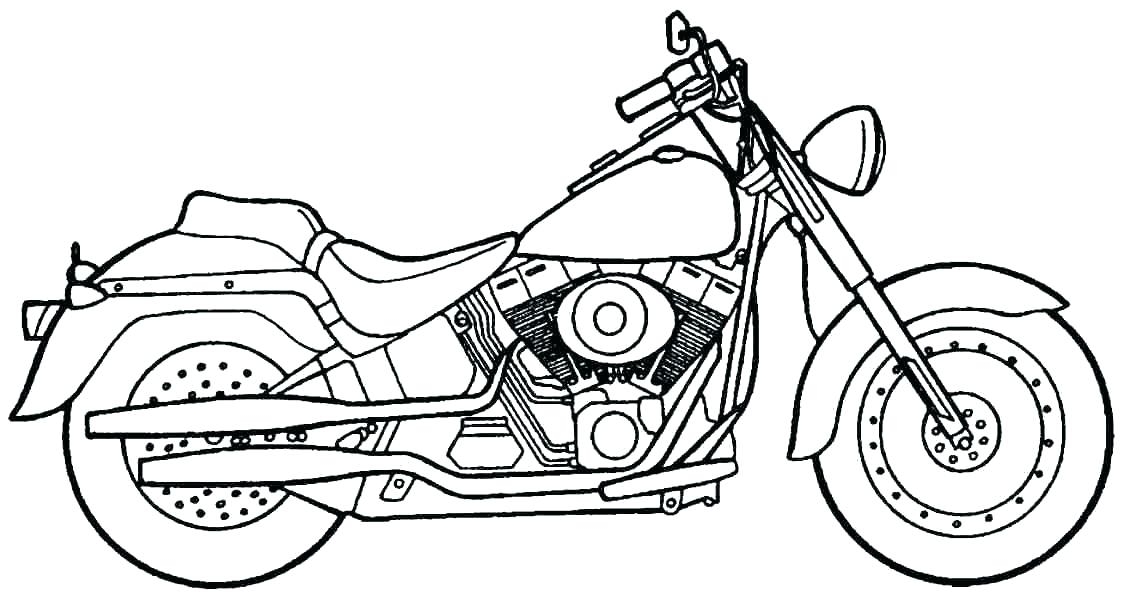 Harley Motorcycle Coloring Pages at GetColorings.com | Free printable ...