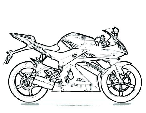 Motorcycles Coloring Pages 600x464 Motorcycles Coloring Pages
