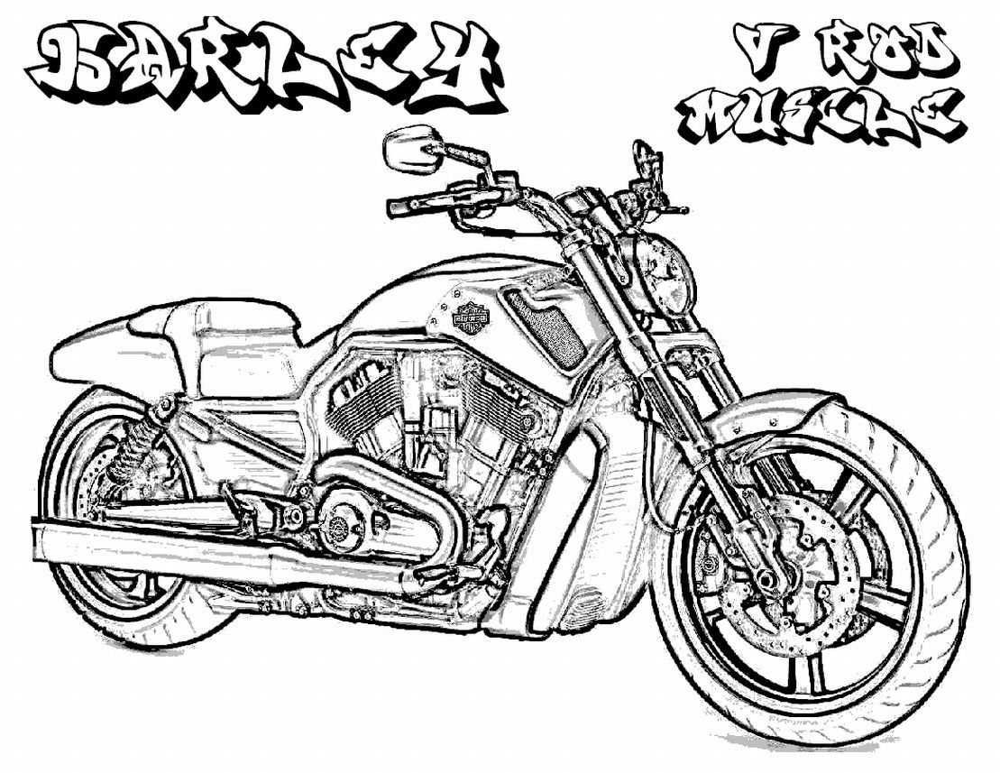 Complete Printable Harley Davidson Coloring Pa 1109x857 Complete Printable Harley Davidson Coloring Pa