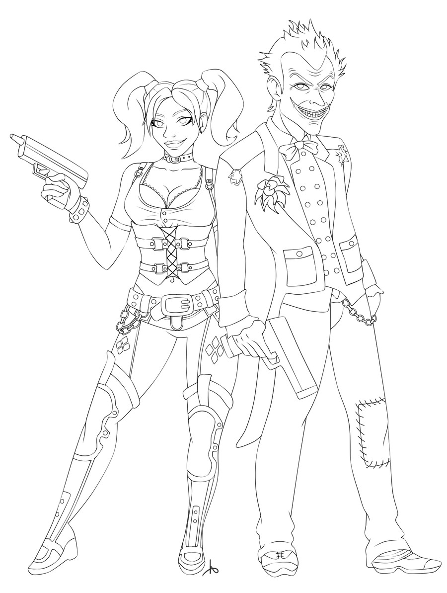 900x1193 Harley Quinn Coloring Pages Lovely Cool The Joker Coloring Pages