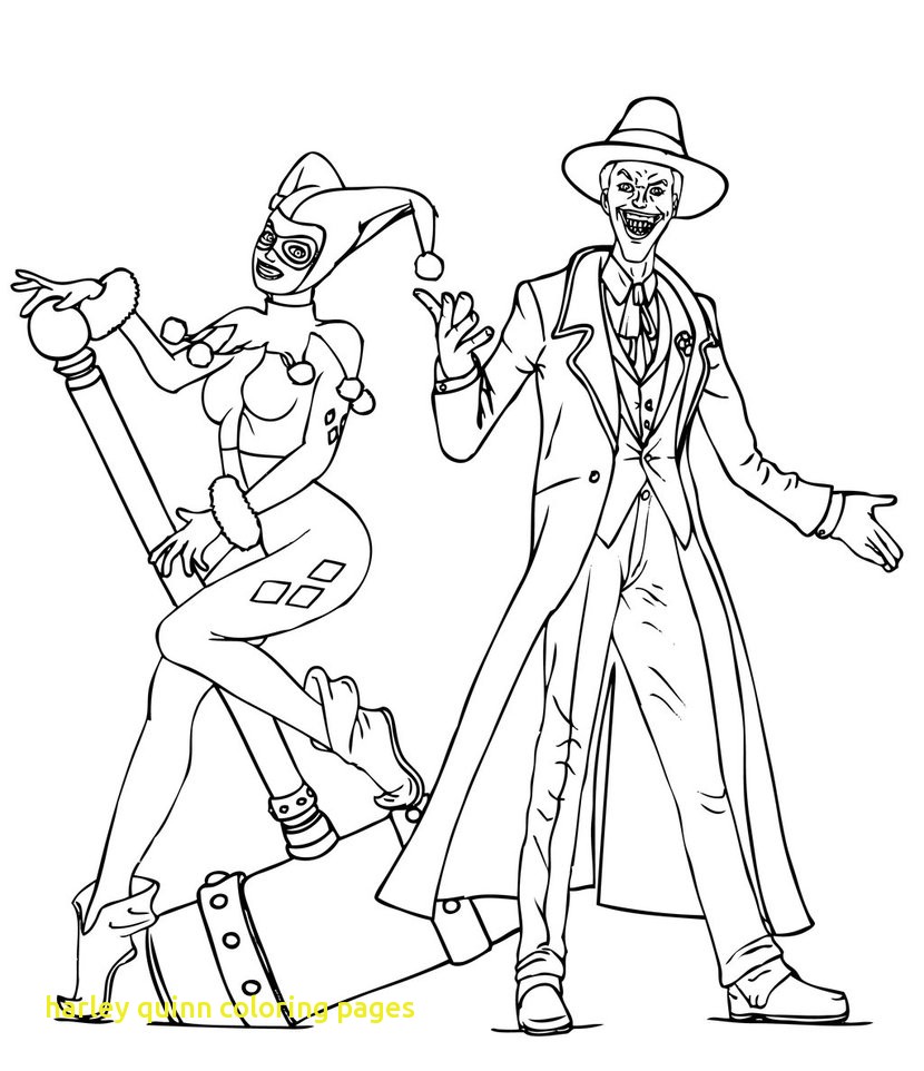 Harley Quinn And Joker Coloring Pages At GetColorings Free Printable Colorings Pages To 