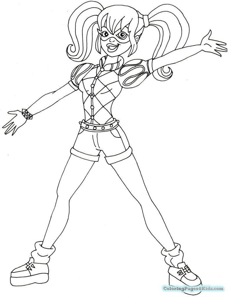 790x1024 Fine Decoration Harley Quinn Coloring Pages Coloring Pages Joker