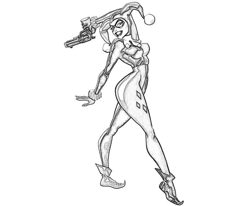 Harley Quinn Coloring Pages Coloring Harley Quinn 800x667 Harley Quinn Coloring Pages Coloring Harley Quinn