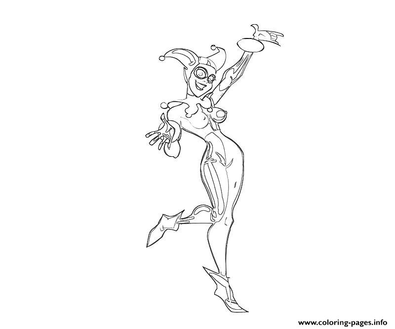 800x667 6 Harley Quinn Coloring Pages Printable