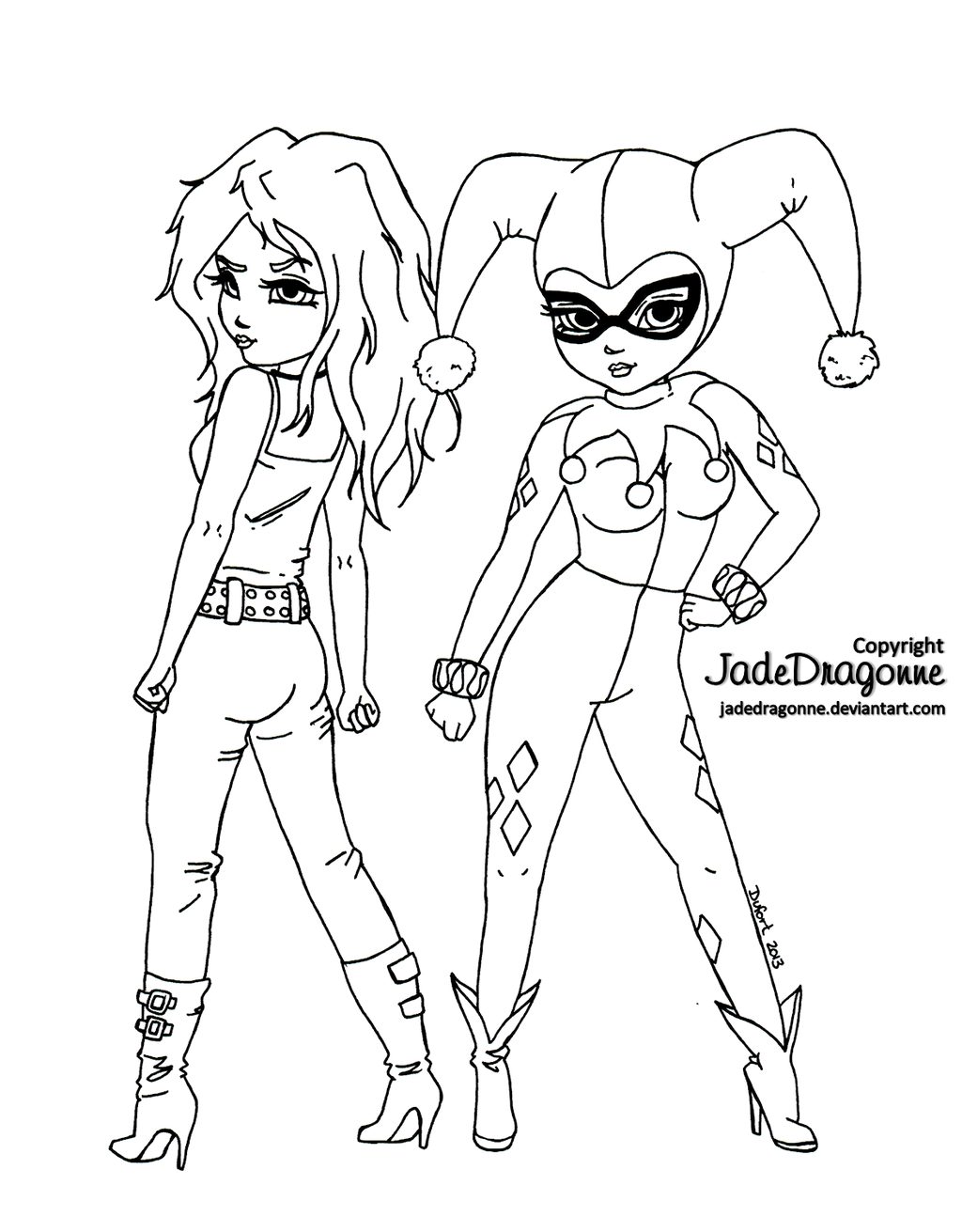 1024x1311 Perfect Harley Quinn Coloring Pages About Remodel Printable Image