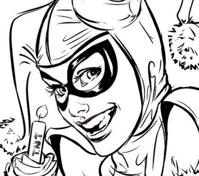Harley Quinn Coloring Pages Coloring Pages Free Printable 678x600 Harley Quinn Coloring Pages Coloring Pages Free Printable