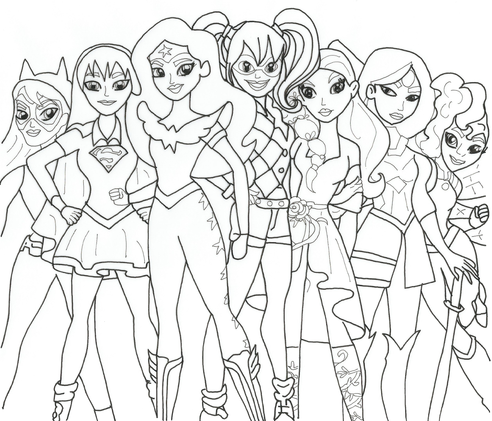 Free Printable Coloring Page For Super Hero High Girls Batgirl 1600x1371 Free Printable Coloring Page For Super Hero High Girls Batgirl
