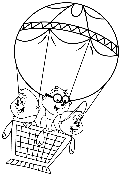 Alvin And The Chipmunks Coloring Sheets For Kids 475x694 Alvin And The Chipmunks Coloring Sheets For Kids