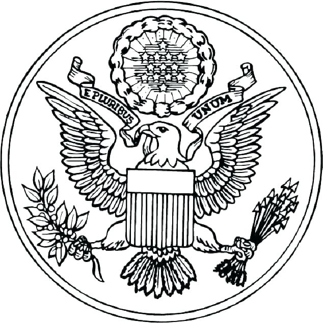 Seal Coloring Page New Presidential Seal Coloring Page Print 634x635 Seal Coloring Page New Presidential Seal Coloring Page Print