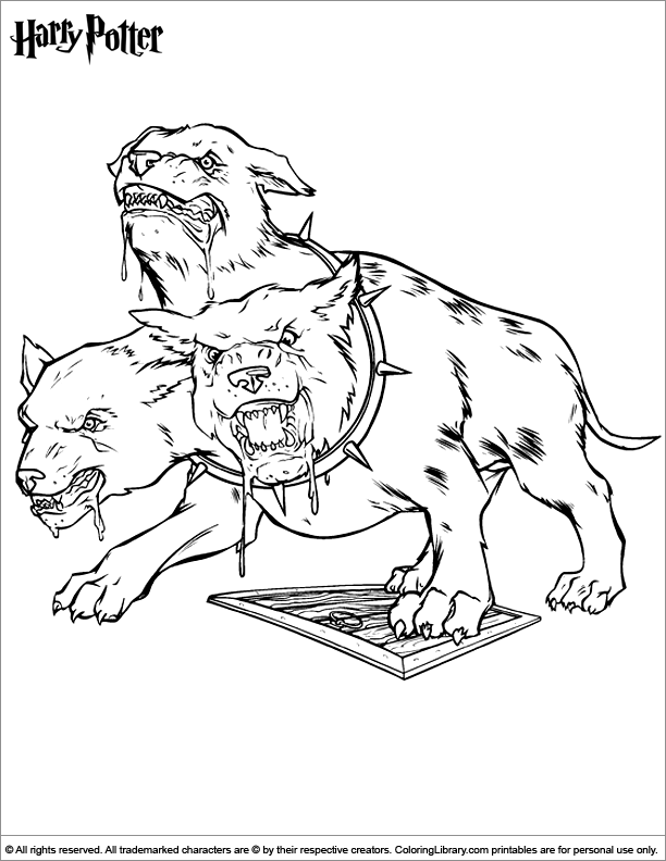 612x792 Harry Potter Coloring Pages