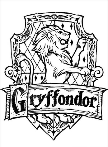 347x472 Gryffondor Coloring Page Harry Potter Amp Coloring Book