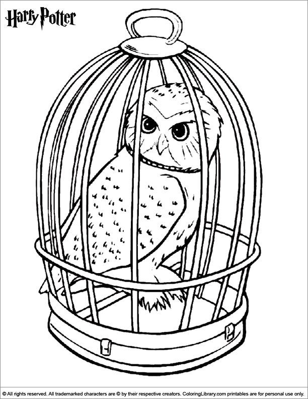 Harry Potter Coloring Pages For Kids at Free