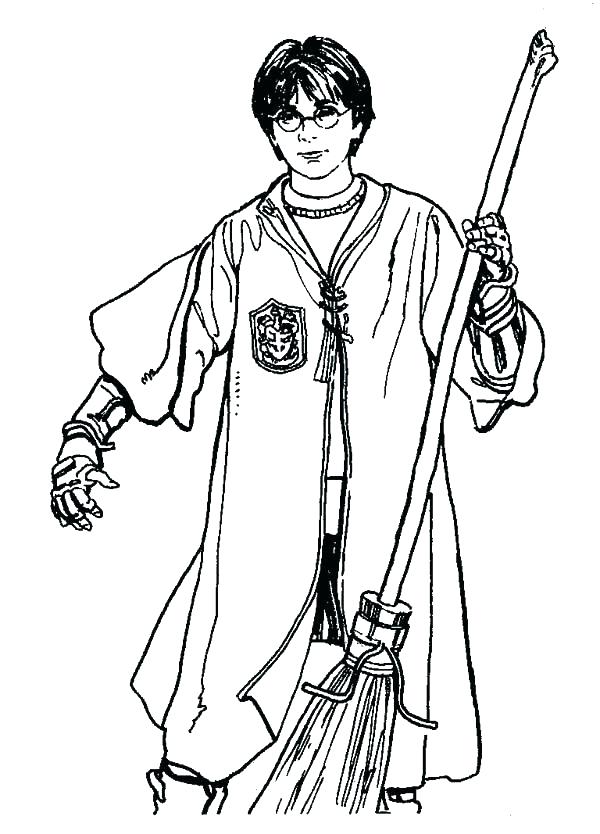 600x834 Harry Potter Coloring Pages Pdf Harry Potter Wand Coloring Page