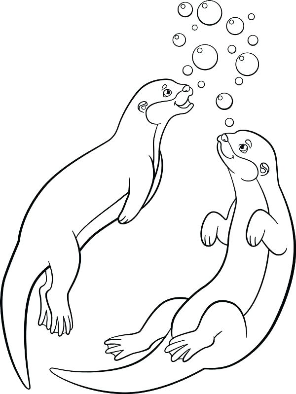 600x799 Otter Coloring Page Sea Otter Coloring Page Sea Otter Coloring