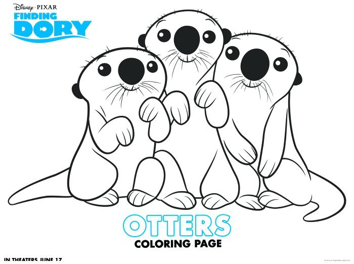 700x522 Otter Coloring Pages Otter Coloring Page Harry Potter Coloring